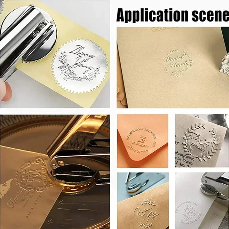 Custom Logo Embossing Stamp