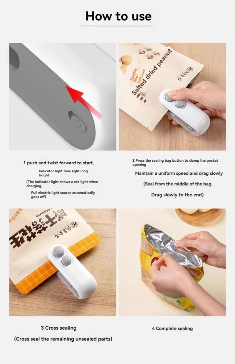 Mini Heat Portable Bag Sealer - SociosCo.